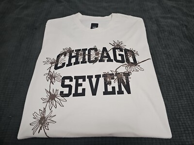 OAMC Chicago Seven Over All Master Cloth StreetWear White Tshirt SZ Medium 
