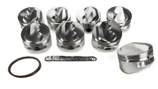 SBC Domed Piston Set 4.185 Bore +8cc JE PISTONS 207514