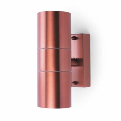 HiSpec Coral Wandleuchte Up/Down - Edelstahl, Schwarz, Kupfer, Anthrazitgrau
