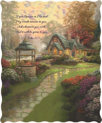 Virah Bella - Make a Wish Cottage - Lightweight Quilted Throw Blanket 50"x60" - 第 2/4 張圖片