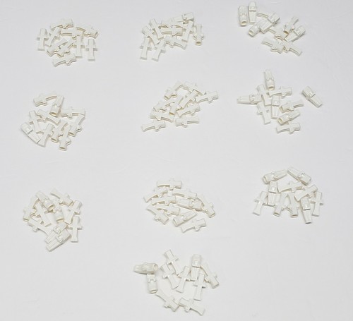 Commscope SC Adapter Dust Cap - White - Lot of 100 - Picture 3 of 3
