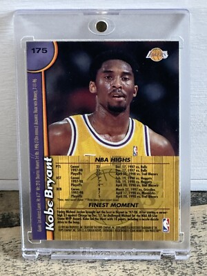 KOBE BRYANT RARE TOPPS CHROME HOLO FOIL ORIGINAL SP INSERT LAKERS