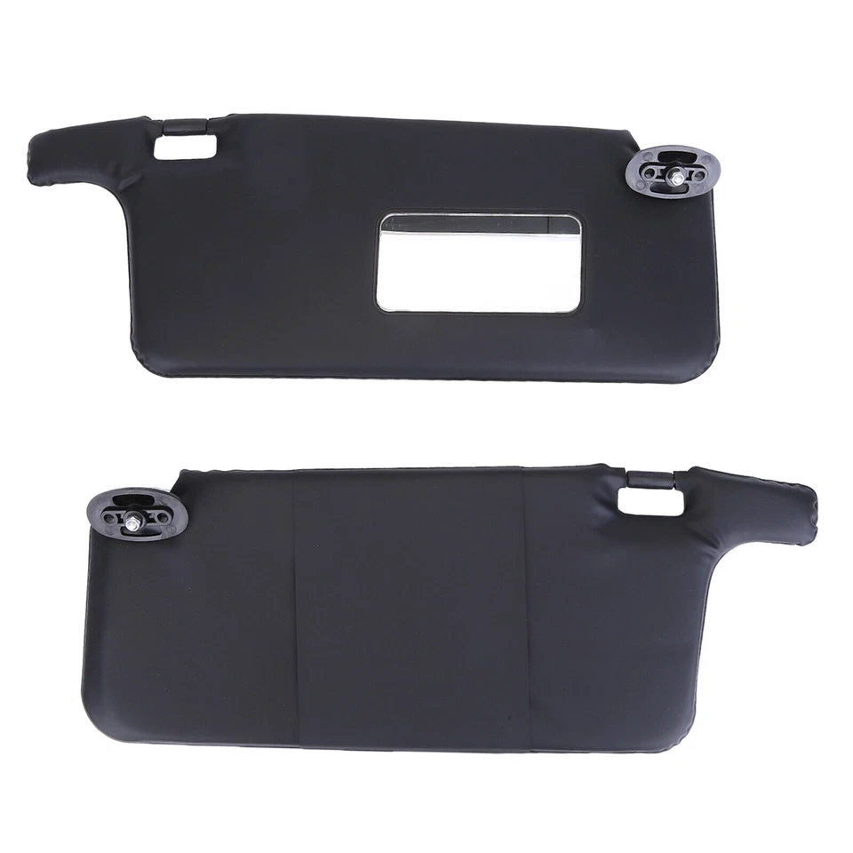 Fit For Honda Civic 1996 1997-2001 Interior Sunvisor Pair LHD Black 2X Foto 2 de 4