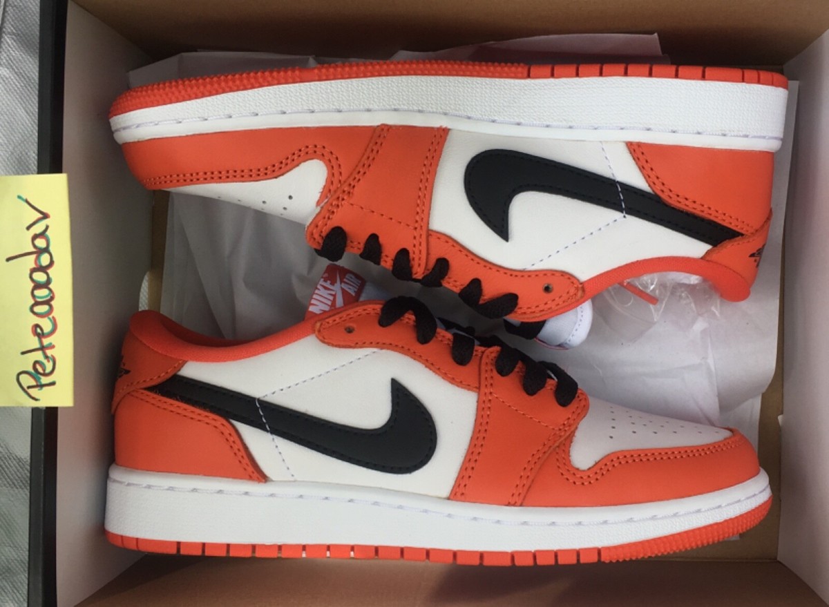 Nike Air Jordan 1 Low OG Gs Starfish Shattered Backboard size 4.5Y