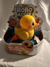 Robo Alive Junior Duck Water-Activated Waddle and Swim Bath Toy NEW
