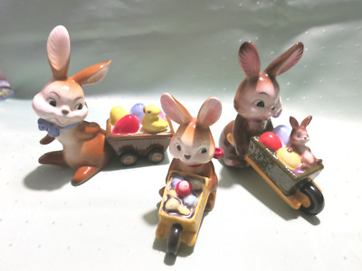 Goebel Hase Osterhase  mit Wagen  mit Schukarre  Voll beladen