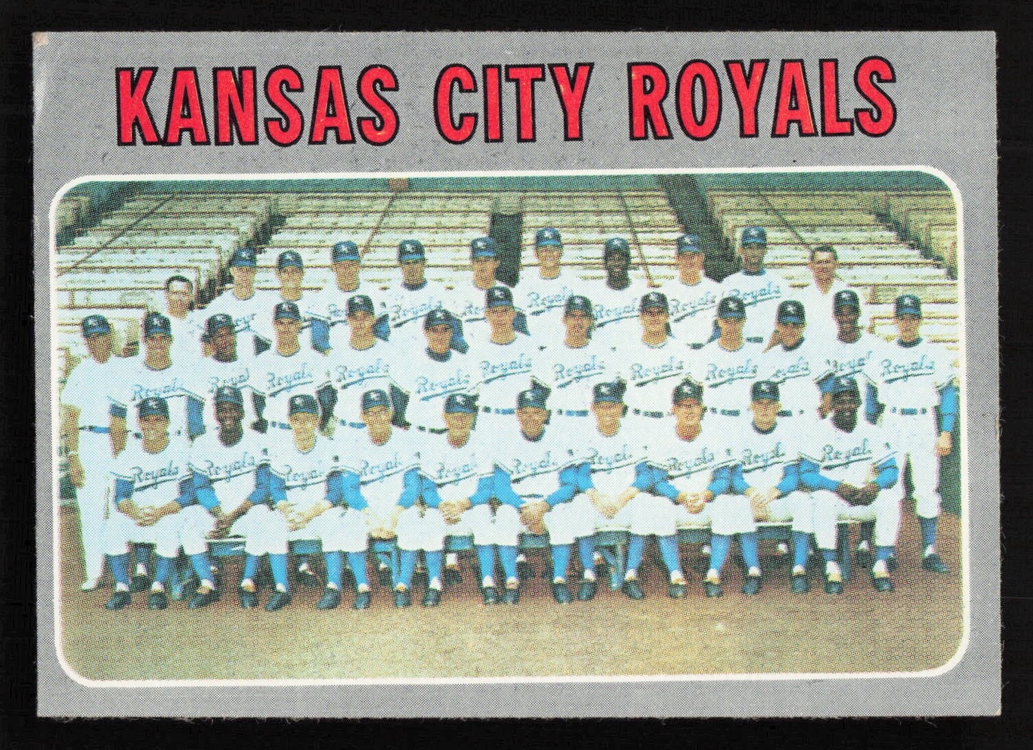 1970 Topps #422 Kansas City Royals Card TCCCX