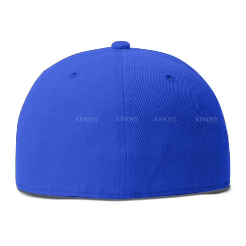 Premium einfarbig sitzende Baseballkappe Mütze leer einfach flache Rechnung 9 Größen Trucker II - Bild 67 von 82