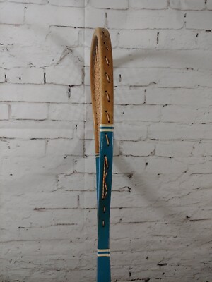 Vintage Macgregor Winton Wood Tennis Racket With a Bancroft Wood Press
