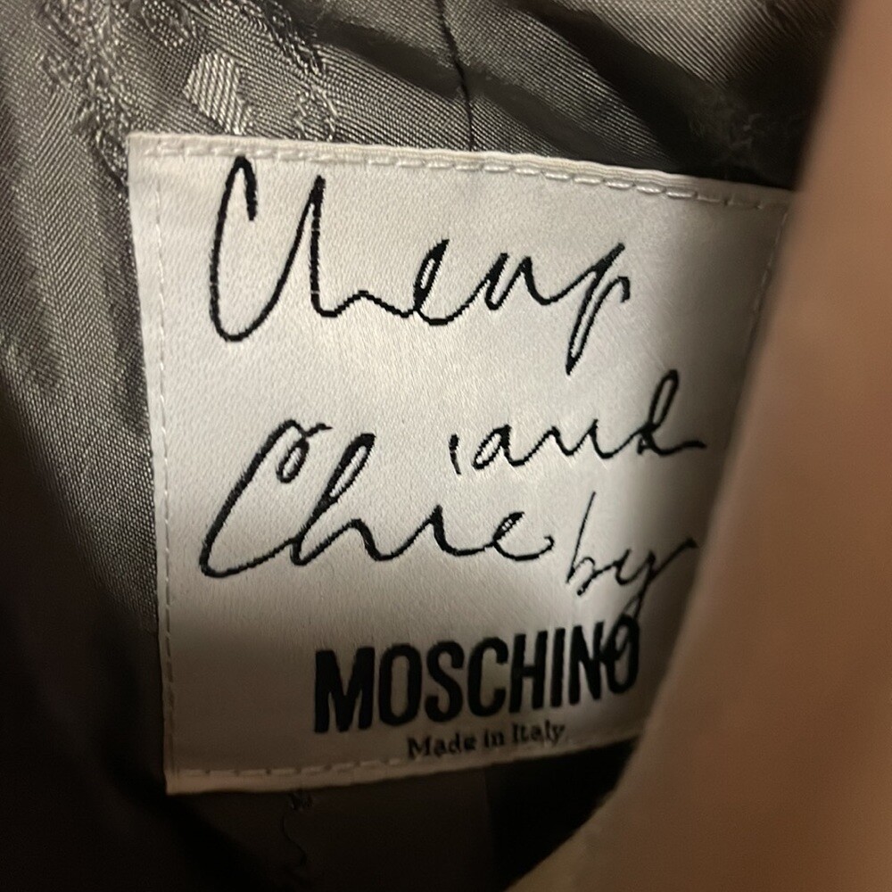 Moschino Cheap Chic Gray Wool Double Breasted Jac… - image 10