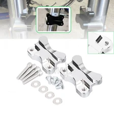 Chrome CNC Front Fender Riser Spacer For Harley Fatboy Heritage Softail FLSTF