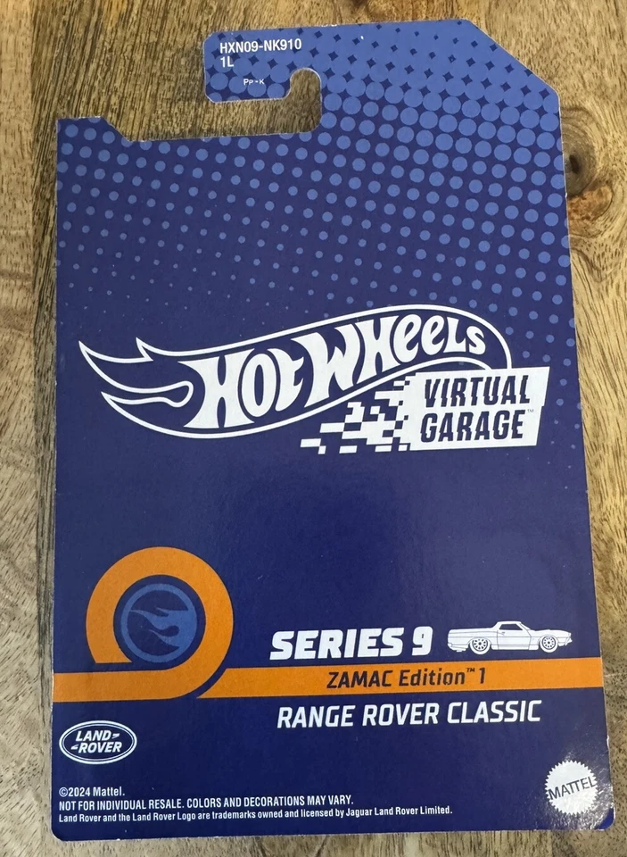 Hot Wheels Virtual Garage NFTG Series 9 Range Rover Classic Zamac - Imagen 4 de 4