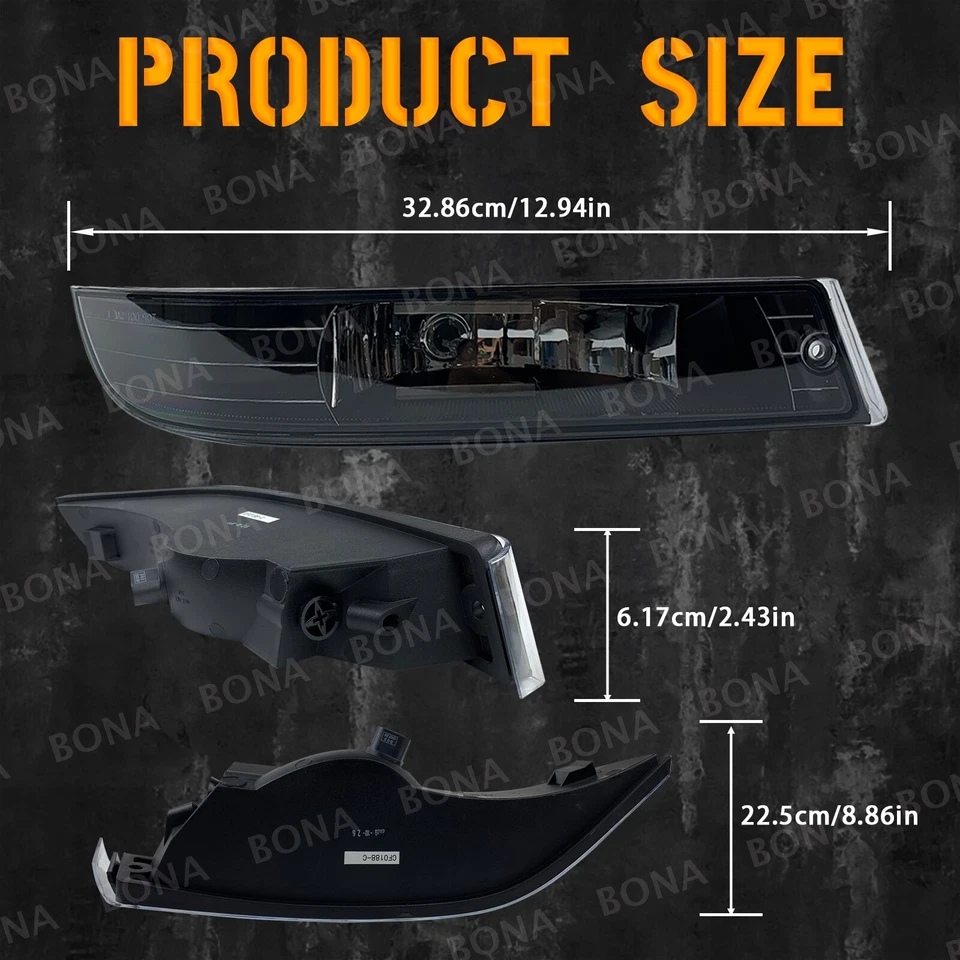 Luces antiniebla de repuesto para parachoques delantero Chevrolet Chevy Impala 2000-2005 Foto 2 de 4