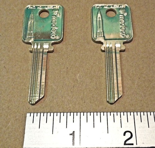 Medeco blank uncut square headed keys, qty. 2 for 1 price - 第 2/18 張圖片