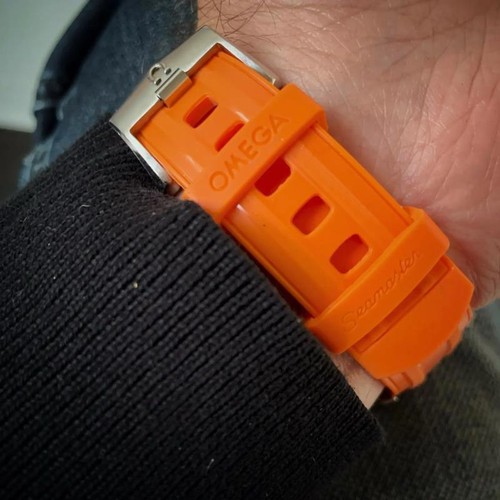 20mm Rubber Silicone Watch Strap Band For Omega Seamaster 300 Watchband Belts - Picture 5 of 24