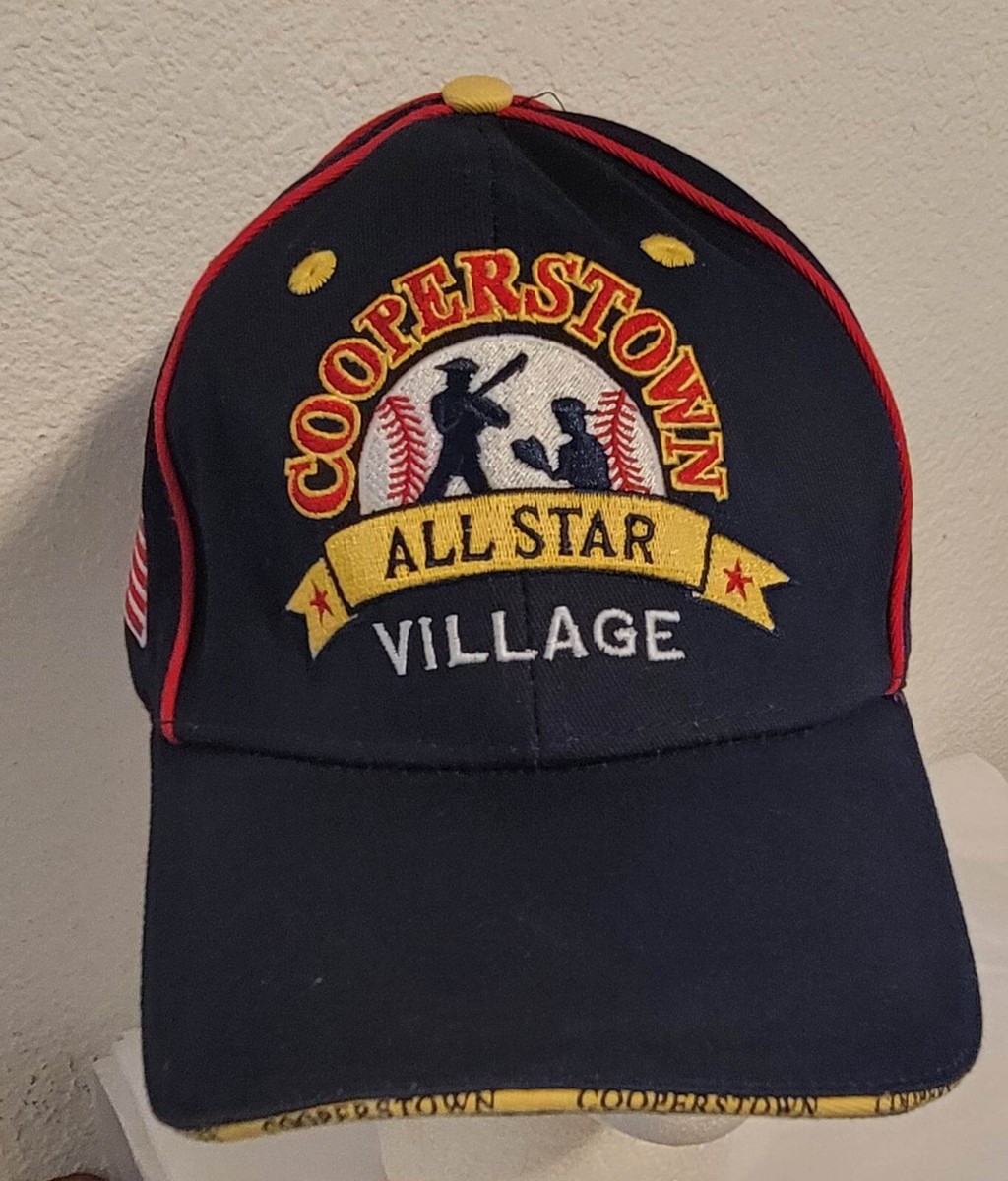 Vintage Cooperstown Village All Star Cap Baseball Hat Embroidered
