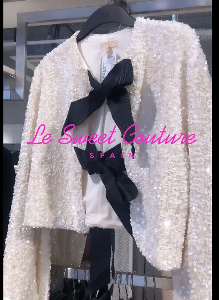 White sequin hot sale jacket