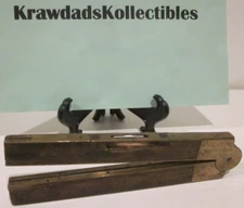 ANTIQUE RULE & LEVEL BRASS BOUND THE CHAPIN-STEPHENS CO., NO. 036, CIRCA 1860'S