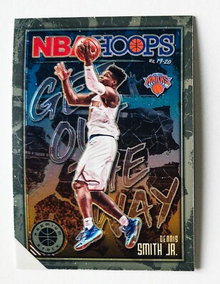 DENNIS SMITH JR. 2019-20 NBA Hoops Premium Stock Get Out The Way #7 NY Knicks