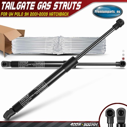 2x REAR TAILGATE GAS SPRING STRUTS for VW POLO 9N HATCHBACK 20012009