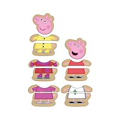 Peppa Pig Mix & Match Dress Up Wooden Puzzle 12 pcs. - Bild 1 von 1