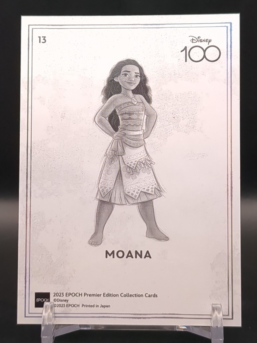 ディズニー100 エポック　シリアル　モアナ Moana #13 Disney 100 Collection Card Anniversary EPOCH 2023