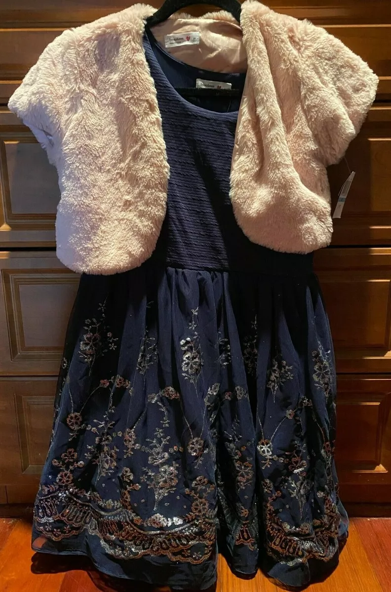 Dusty pink dress and navy shoes sales