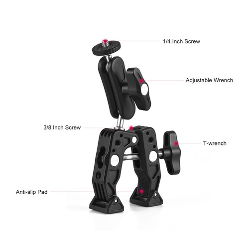 Multi-functional Clamp Alloy with Dual 360° Rotatable N7E4 - Picture 5 of 6