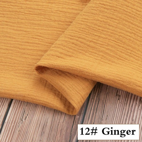 Double Layer Pleated Cotton Fabric Solid Skirt Apparel Material By Metre - Picture 10 of 21