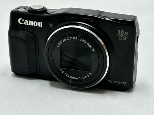 【Near Mint!!】 Canon PowerShot SX700 HS 16.1MP Digital Camera Black