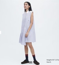 JW Anderson Uniqlo sleeveless shirt dress S