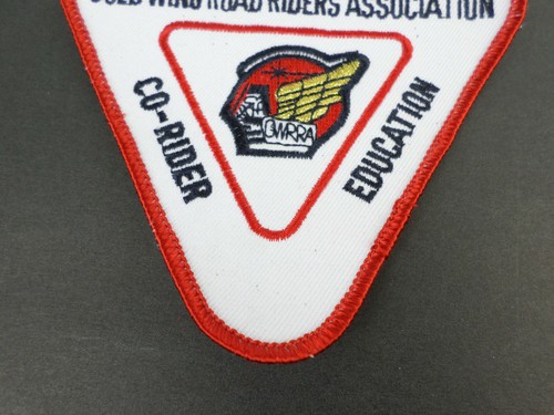 2 Gold Wing Road Riders Association CO-RIDER Education Patches NEU - Bild 6 von 7