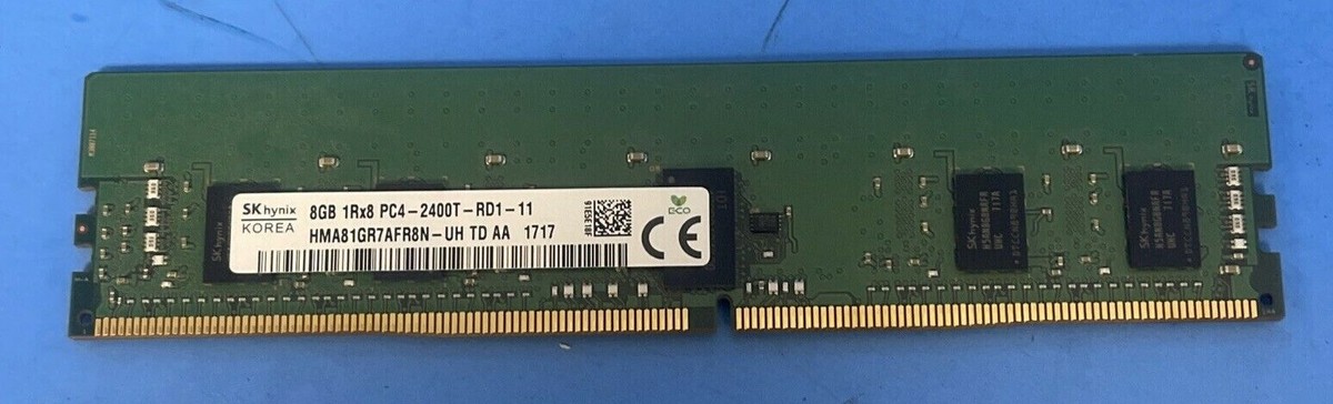 8GB SK Hynix PC4-2400T 1Rx8 PC4 RAM MEMORY HMA81GR7AFR8N-UH