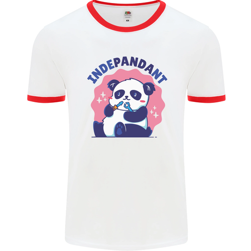 Indepandant Divertido Independent Oso Panda Hombre Ringer - Imagen 27 de 29