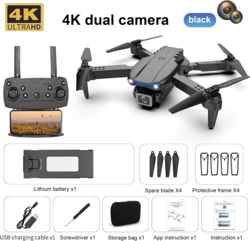 ZV1-728Drone-2024 Latest Drone with 4k Uhd Camera, Foldable RC Mini Quadcopter - Picture 1 of 12