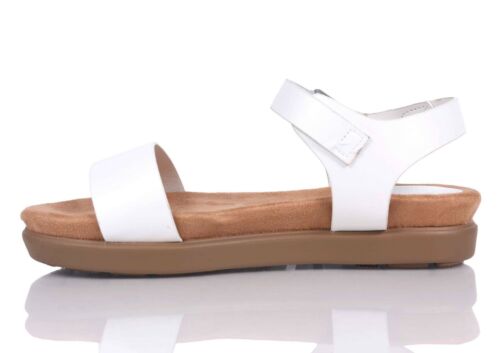Bambus 4 Farben Riemchen Knöchelriemen Schnalle Damen Clog Sandalen flache Form Absätze - Bild 5 von 25
