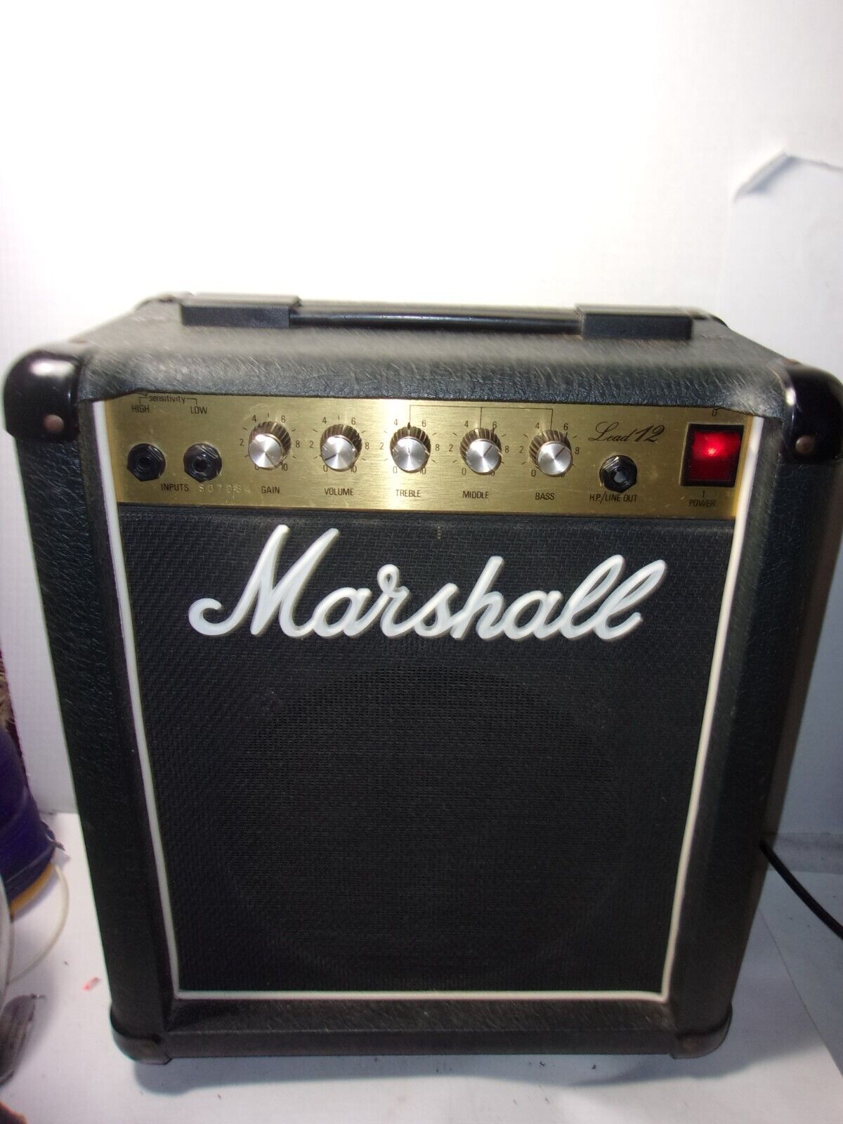 Marshall Lead 12 Model 5005 Guitar Amplifier 80's Vintage Amp as is needs repair