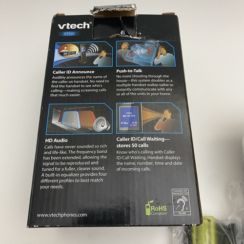 Vtech IS7101 Audio / wideo Dzwonek do drzwi Słuchawki Akcesoria do serii IS7121 Open Box - Zdjęcie 2 z 6