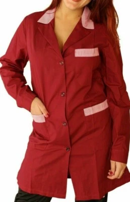 CAMICE SCUOLA MAESTRA ASILO CASACCA DA LAVORO DONNA CORTO