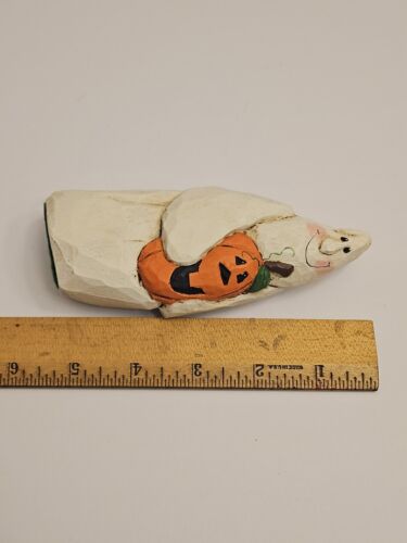 Vintage Carved Halloween Ghost Figurine Eddie Walker Midwest of Cannon Falls - Picture 7 of 8