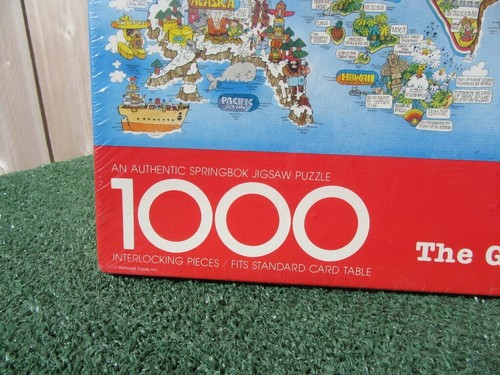 Brand New Springbok The Good Old U S Of A USA 1000 Piece Jigsaw Puzzle 24" x 30" - Picture 2 of 6