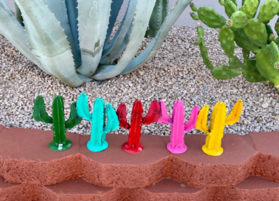 Mini Saguaro Cactus Yard Art Garden Decor