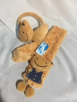 Girls Teddy Bear Scarf & Earmuff Set Girls Teddy Bear Scarf & Earmuff Set