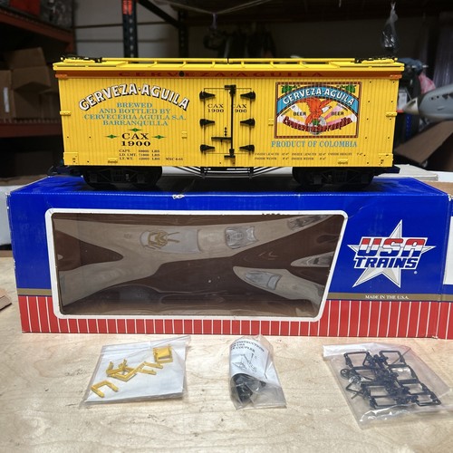 Trenes EE. UU. Cerveza Agulia Cerveza R-16266 Frigorífico Tren Vagón CAX #1900 (NUEVO EN CAJA) | Zustand: Used