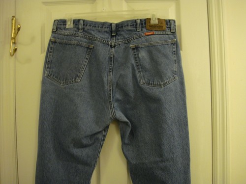 Jeans uomo vintage Wrangler denim invecchiato taglia 40 x 30 made in USA - Foto 5 di 7