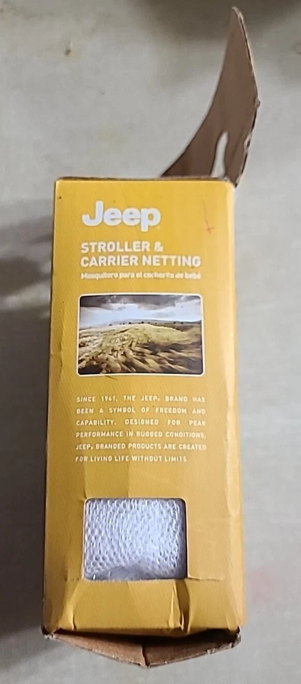 婴儿推车和背带网婴儿保护白色网蚊帐 - 全新 — 第 2/4 张图片