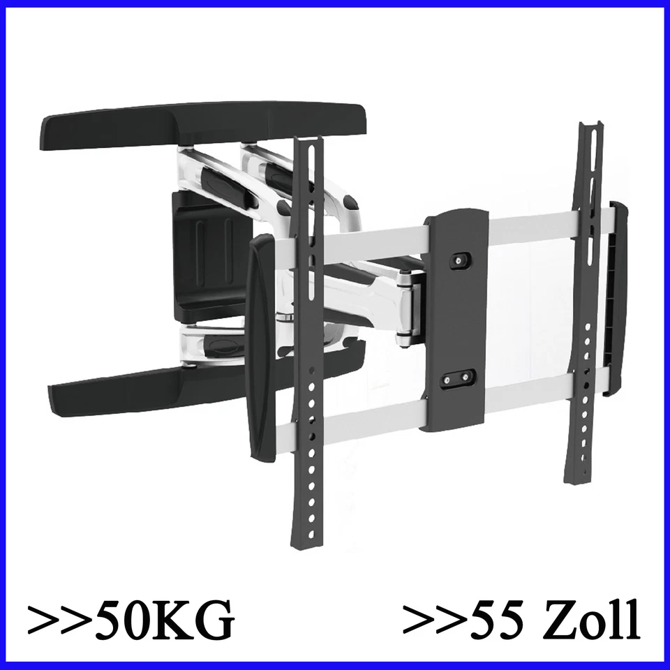 HALTERUNGSPROFI LED TV Wandhalterung Superflach Ausziehbar für Samsung Sony Panasonic 50KG