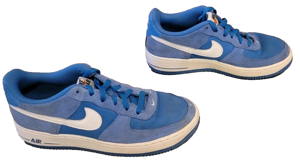 Nike Sneakers Blue White Lace Up Air Force 1 AF1 596728 426