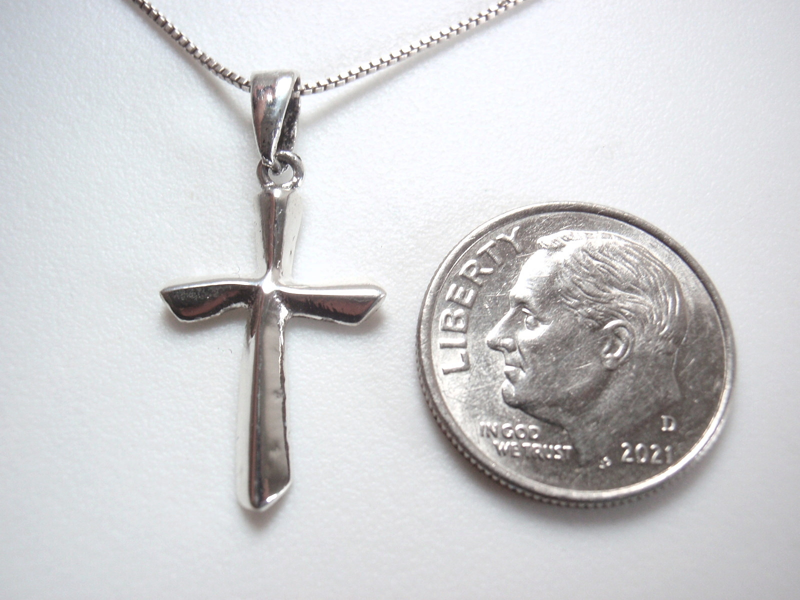 Christian Cross 925 Sterling Silver Pendant | eBay