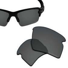 HPO Anti-Salt Water Replacement Lenses for-OAKLEY Flak 2.0 XL -Black Polarized